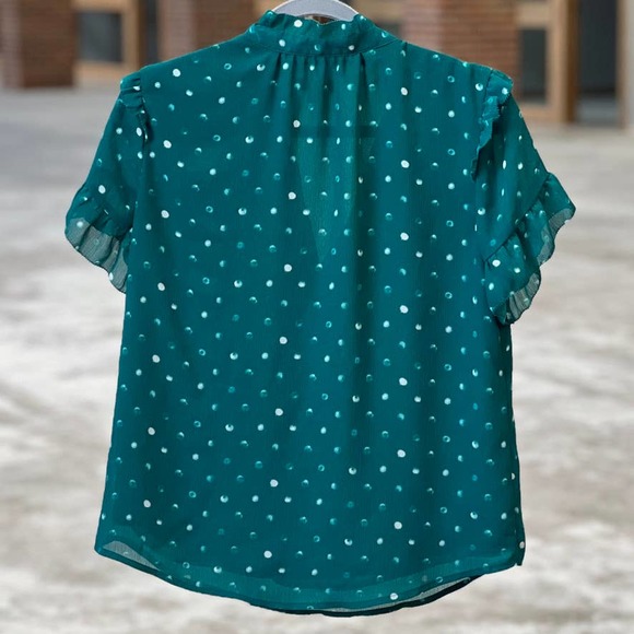 J Crew Polka Dot Top - Picture 3 of 3